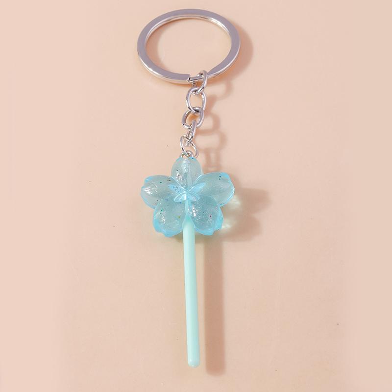 Lovely Resin Candy Lollipop Keychain Mini 3D Simulation Food Key Rings for Men Women Handbag Pendants DIY Kids Jewelry Gifts