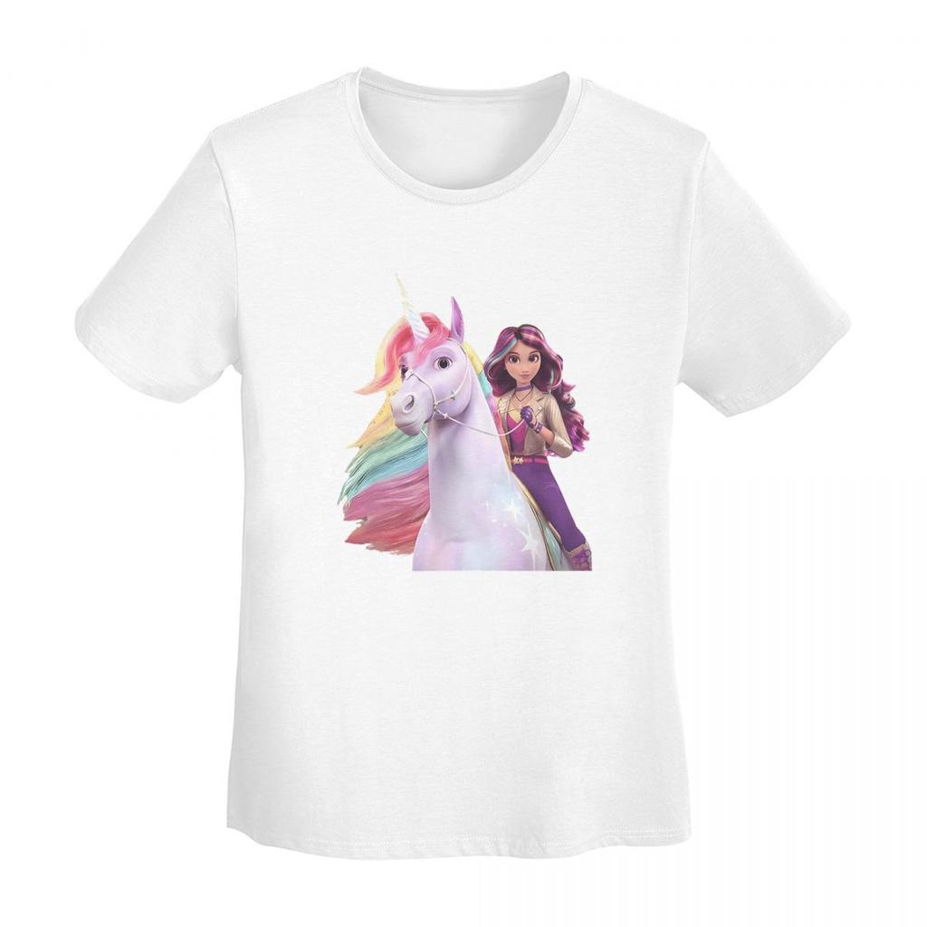 Unicorn Academy Sophia Wildstar TShirt Women Short Sleeve T Shirts ONeck Streetwear Cotton Summer Tees Streetwear