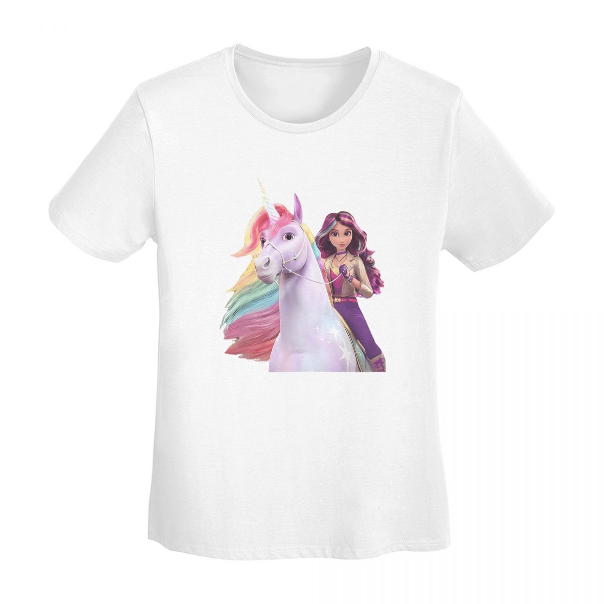 

Unicorn Academy Sophia Wildstar TShirt Women Short Sleeve T Shirts ONeck Streetwear Cotton Summer Tees Streetwear S