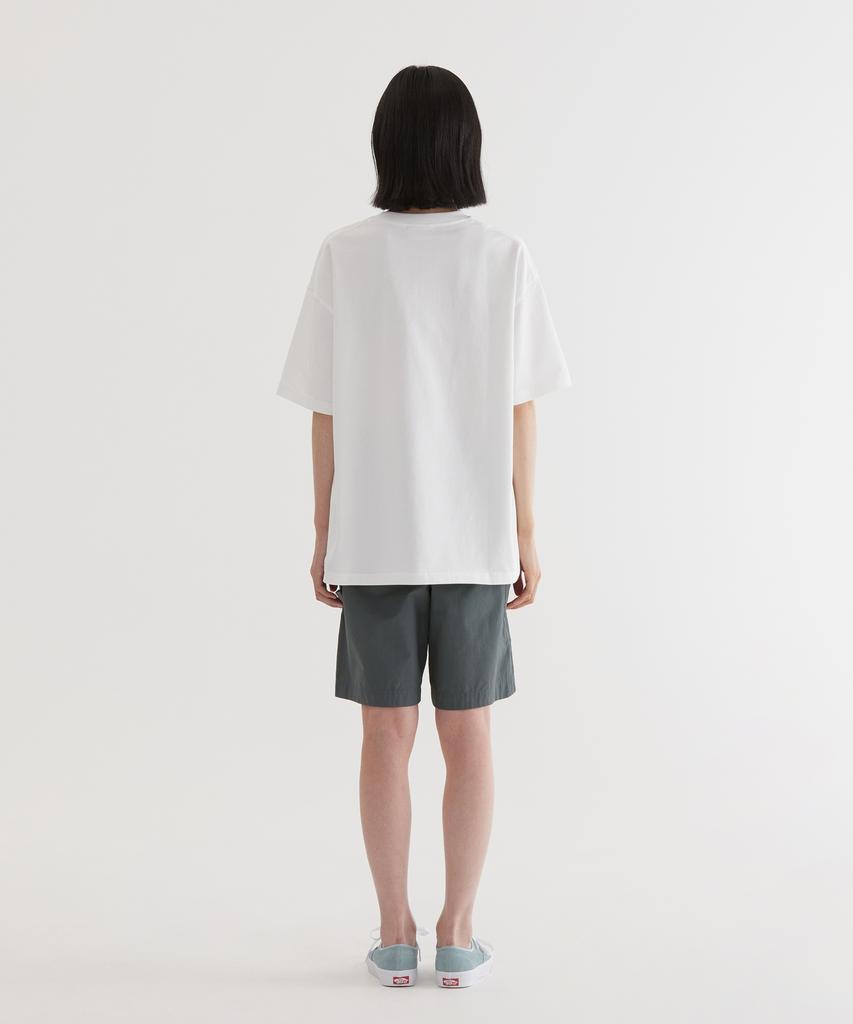 COVERNAT Tropical Graphic T-Shirt White