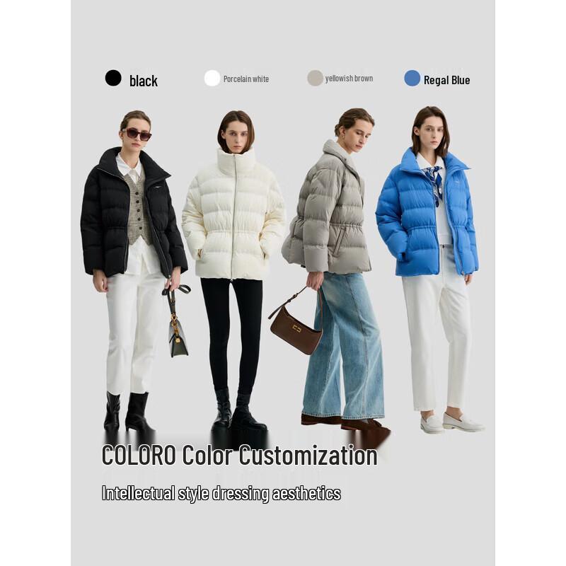 Bingjie Women's Mid-Length 95% Duck Down Puffer Jacket J5400DI40D