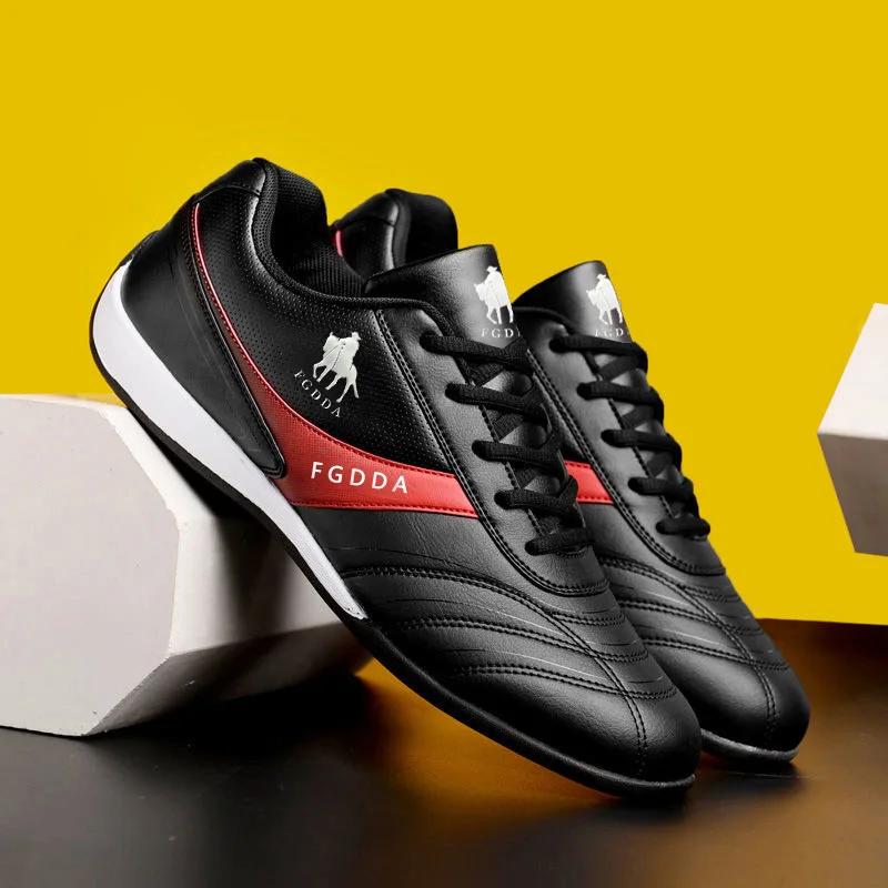 Leather Men's Sneakers Casual Shoes for Men Breathable Male Sports Shoes Non-Slip Men's Flat Driving Shoes Zapatillas De Hombre