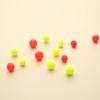 50 τμχ Floating Bobbers Fishing Fluorescent Drift Ball Fishing Float Foam Balls