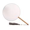 Chinese Style Blank Round Hand Fan Embroidery Dance Fan Wooden Silk Hand Fan  Home Decoration