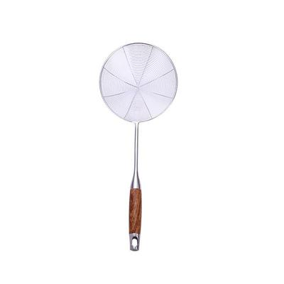 ZISIZ Rosewood Handle Stainless Steel Wire Skimmer