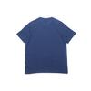 Adidas Originals Trefoil Tech Tee With Three-Stripe Logo Print Short Sleeve T-Shirt Men Tops Blue FM3798