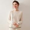 Korean Style Slimming Cashmere Women's Knit Sweater - Autumn/Winter Collection