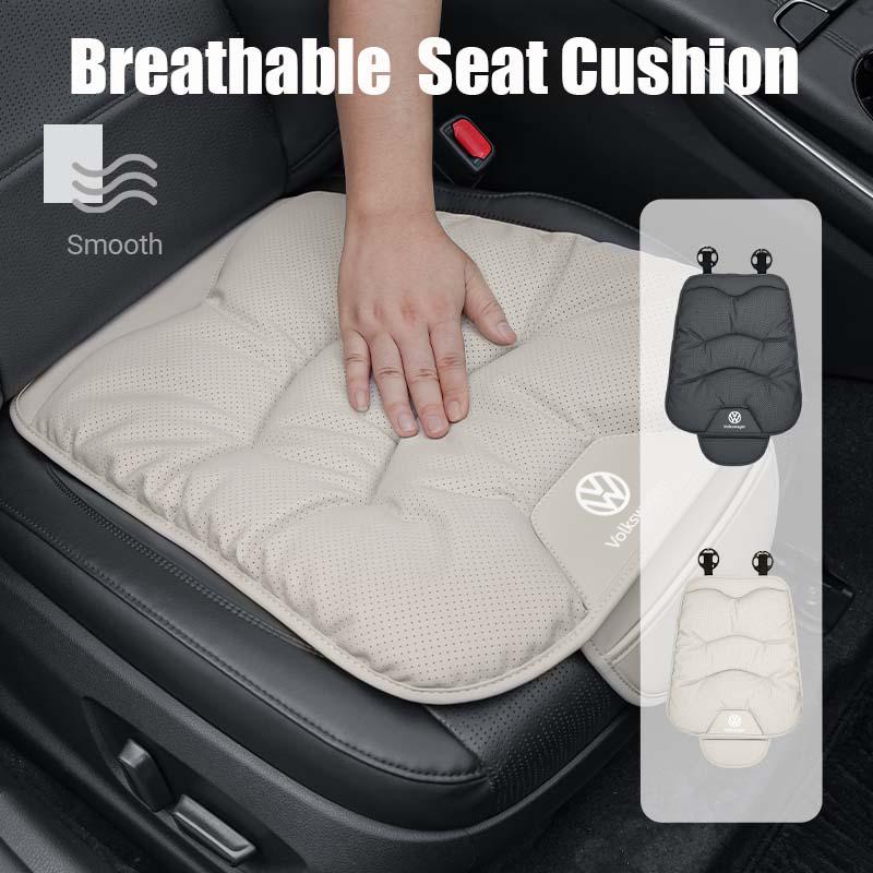 Car Leather Seat Cushion Non Slip Pressure Relief Back Support Pad For Volkswagen VW Passat Golf 4 5 6 Tiguan Polo Scirocco