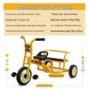 Kindergarten-Dreirad für Kinder 2-8 Jahre - Outdoor-Pedal-Fahrrad für Kleinkinder mit Eltern-Kind-Funktion