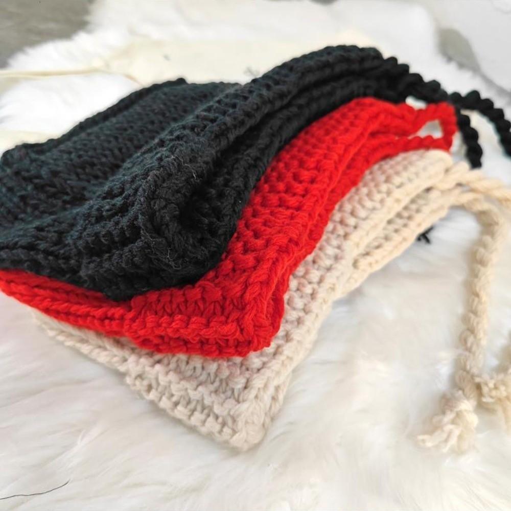 Warm Woolen Cap Thickened Beanie Hat Trendy Knitted Cap  Autumn Winter