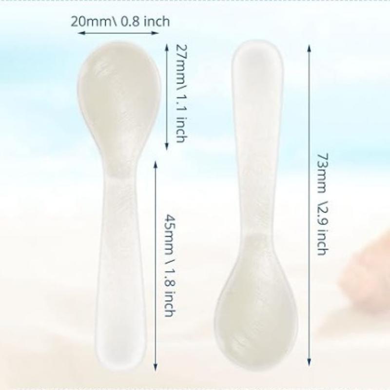1pcs Natural Conch Shell Ice Cream Coffee Spoon Caviar Spoon Mother of Pearl Seashells Stirring Spoons Teaspoon Kitchen Tool