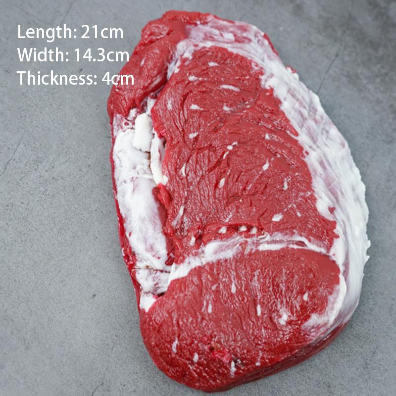 Simulation Meat Fake Food Plastic Artificial Beef Chops Lifelike Pork Steak Model Kitchen Market Restaurant Display Photography