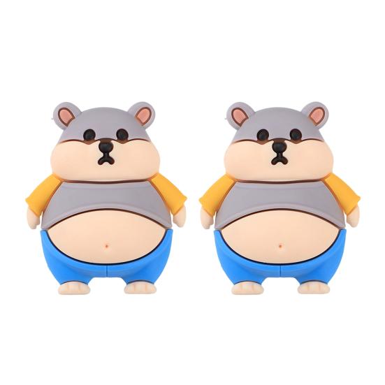 2 Stück Kollisionsschutz-Aufkleber für Autos und Häuser Weiches Silikon-Pufferwerkzeug für Türen, Wände, Ecken, Polster, Stöße und Geräusche Niedliche quetschbare Puppe