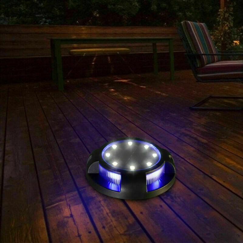 12 LED Solar Garden Lights Waterproof Solar Ground Lights Light Underground Sensing Landscape Lights for Lawn Pathway