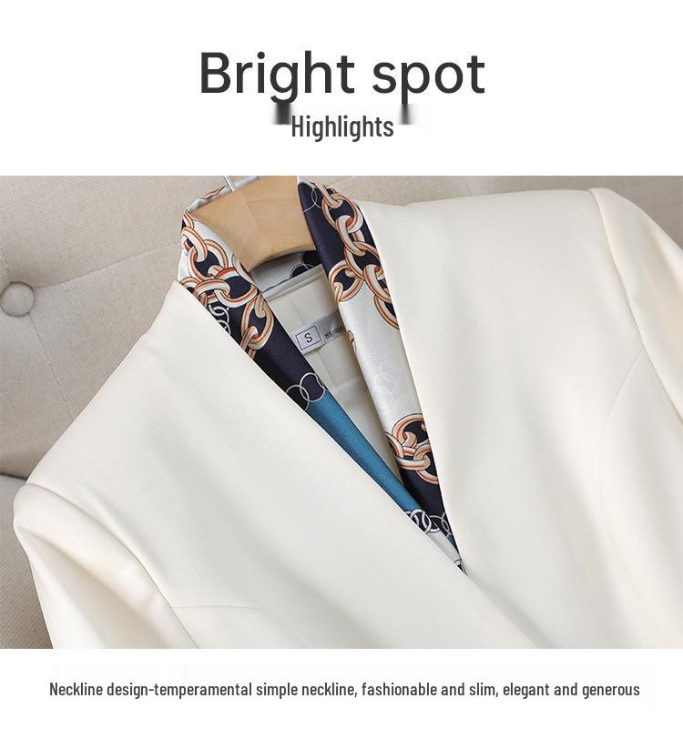 Zihong Women's High-End Autumn/Winter Professional Suit Set - Elegant Formal Skirt for Interviews and Beauty Salons