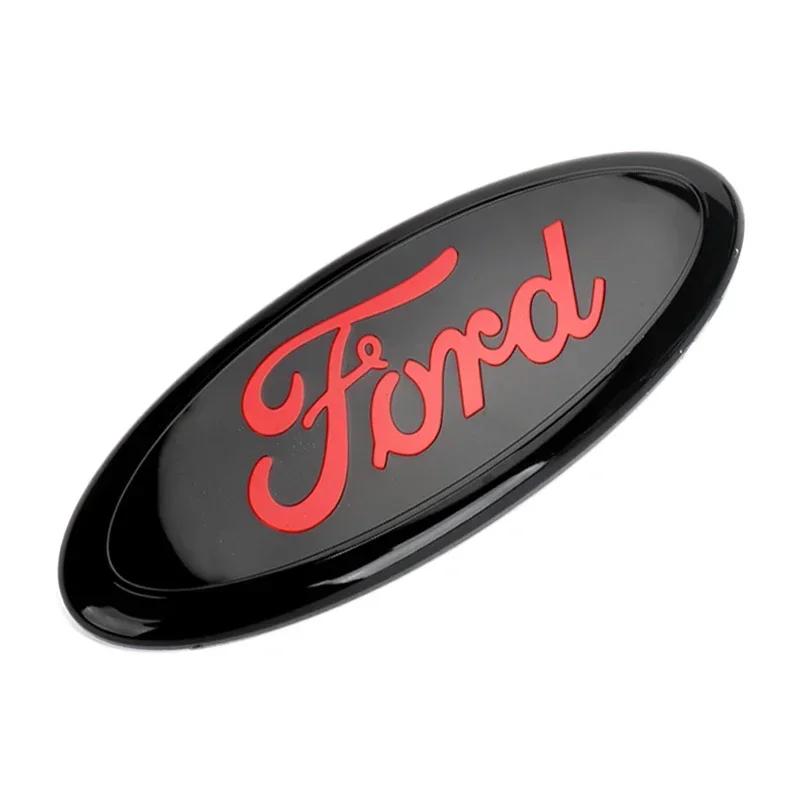 Car Sticker For Ford 17.5/23CM Car Head Cover Emblem Rear Cover Sticker Decoration for Ford Mondeo Fusion Focus Fiesta Kuga Edge