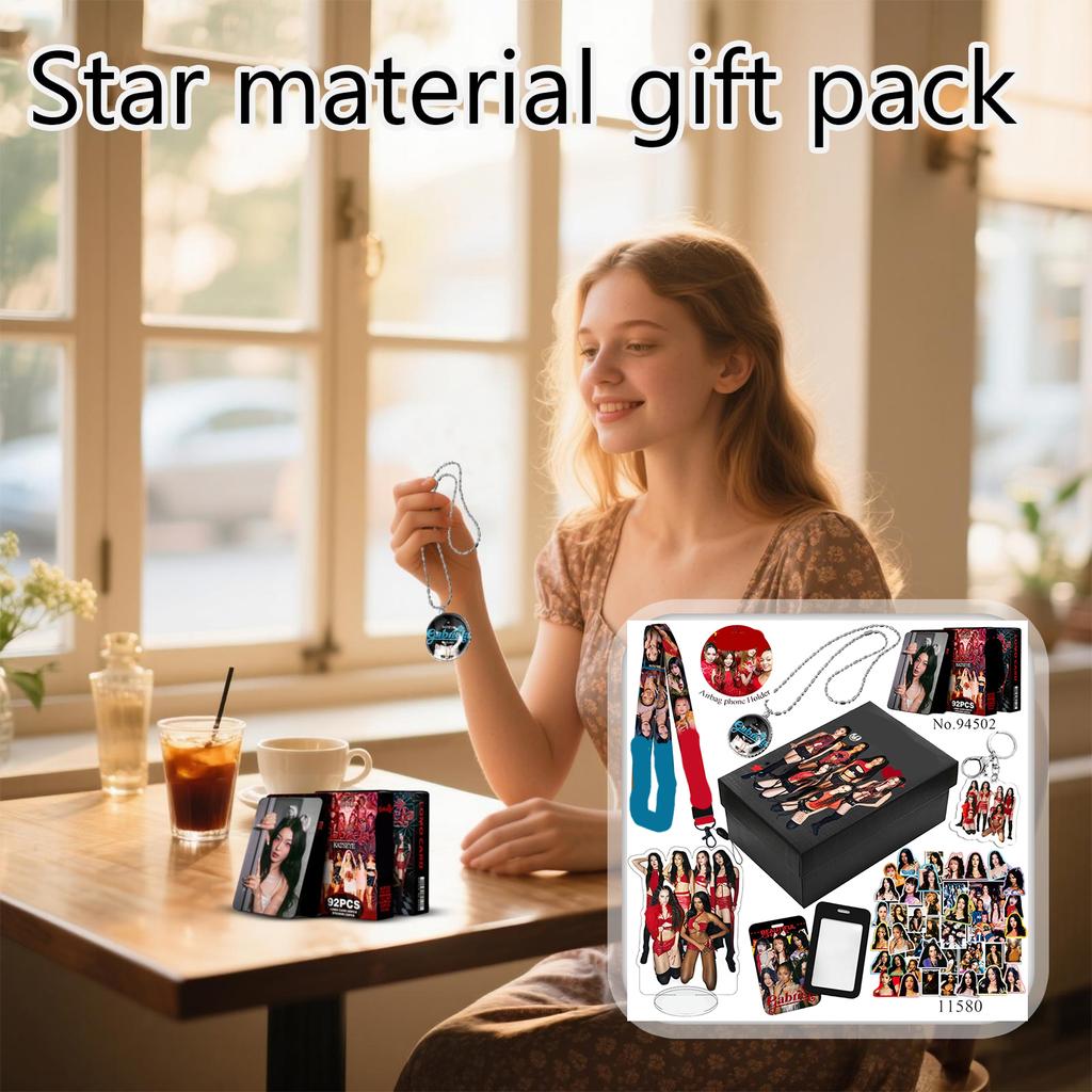 Fan Support Gift Boxes, Acrylic Keychains, Lomo Card Holders And Other Merchandise.
