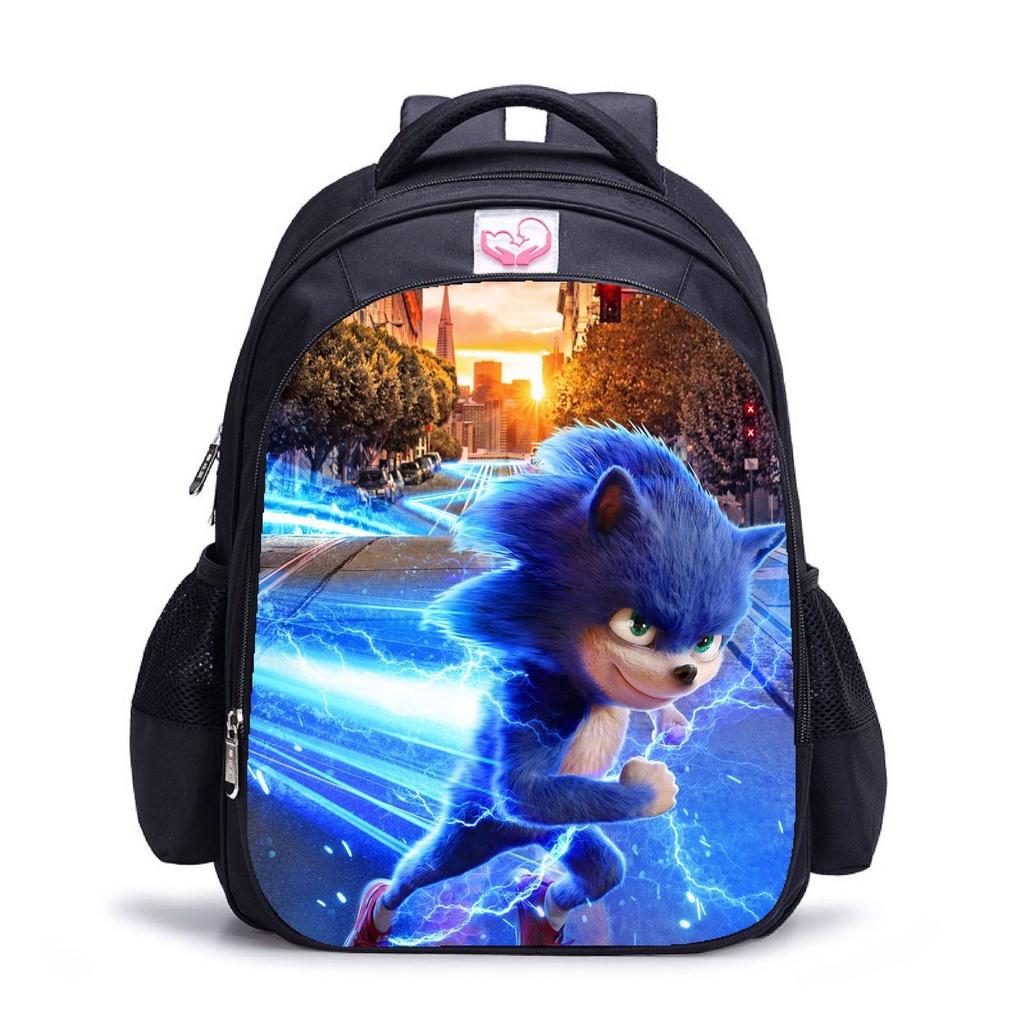 Sonic Schülerrucksack Große Kapazität Wasserdicht und Verschleißfest Kinderrucksack