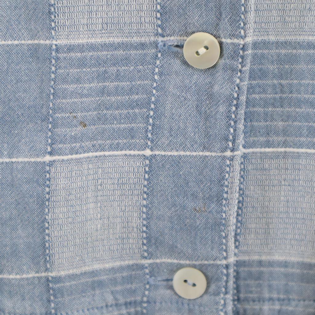 I.S. ISSEY MIYAKE 90s Made in Japan Old Check Pattern No sleeve Shirt dress Women Used