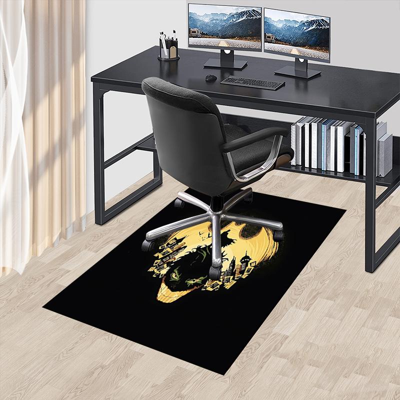 

Batman,Joker Office Carpet Chair Mats, Home Decor Dormitory Floor Protector With Anti-Skid Backing, Large Area Coverage, Christmas Decoratio 60cm by 90cm