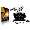 COFFEE TIME WALL CLOCK CUP SATIN