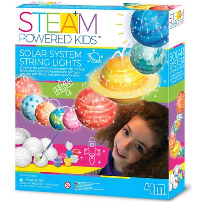 Solar System Planets Light / STEAM Education 4M Experiment Kit Craft Kit Educational Material for Children, Elementary and Junior High School Students