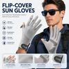 Waterproof Ice Silk Riding Gloves Highly Elastic Summer Driving Mittens  Cycling