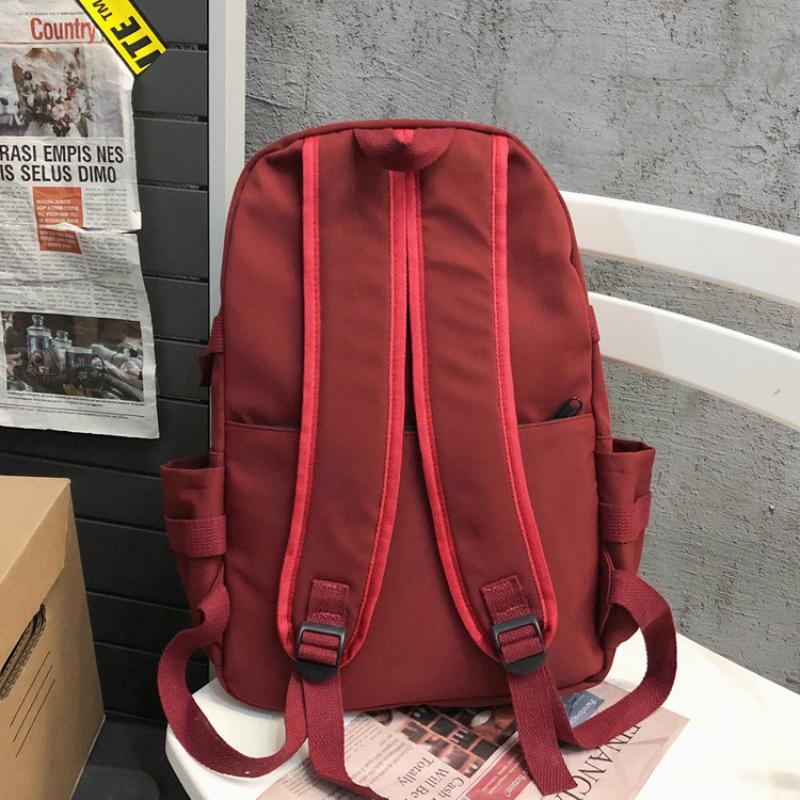Korean Style Simple Student Backpack