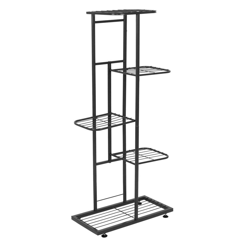 מתקן פרחים וצמחים 5 קומות פנימי, מדף תצוגה לעציצים, מחזיק למרפסת גינה, קישוט