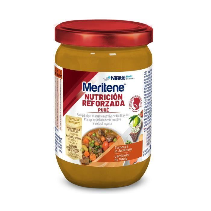 MERITENE - Pack De Purée De Boeuf À La Jardinera 6 Unités De 300g