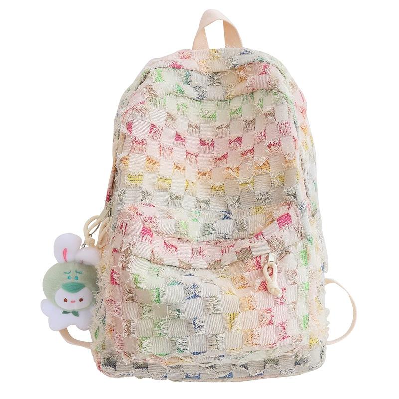 Little fresh literary soft girl student schoolbag Korean version casual simple daily commuting backpack