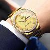 Influencer Brand Men's Tycoon Gold Luminous Waterproof Steel Watch