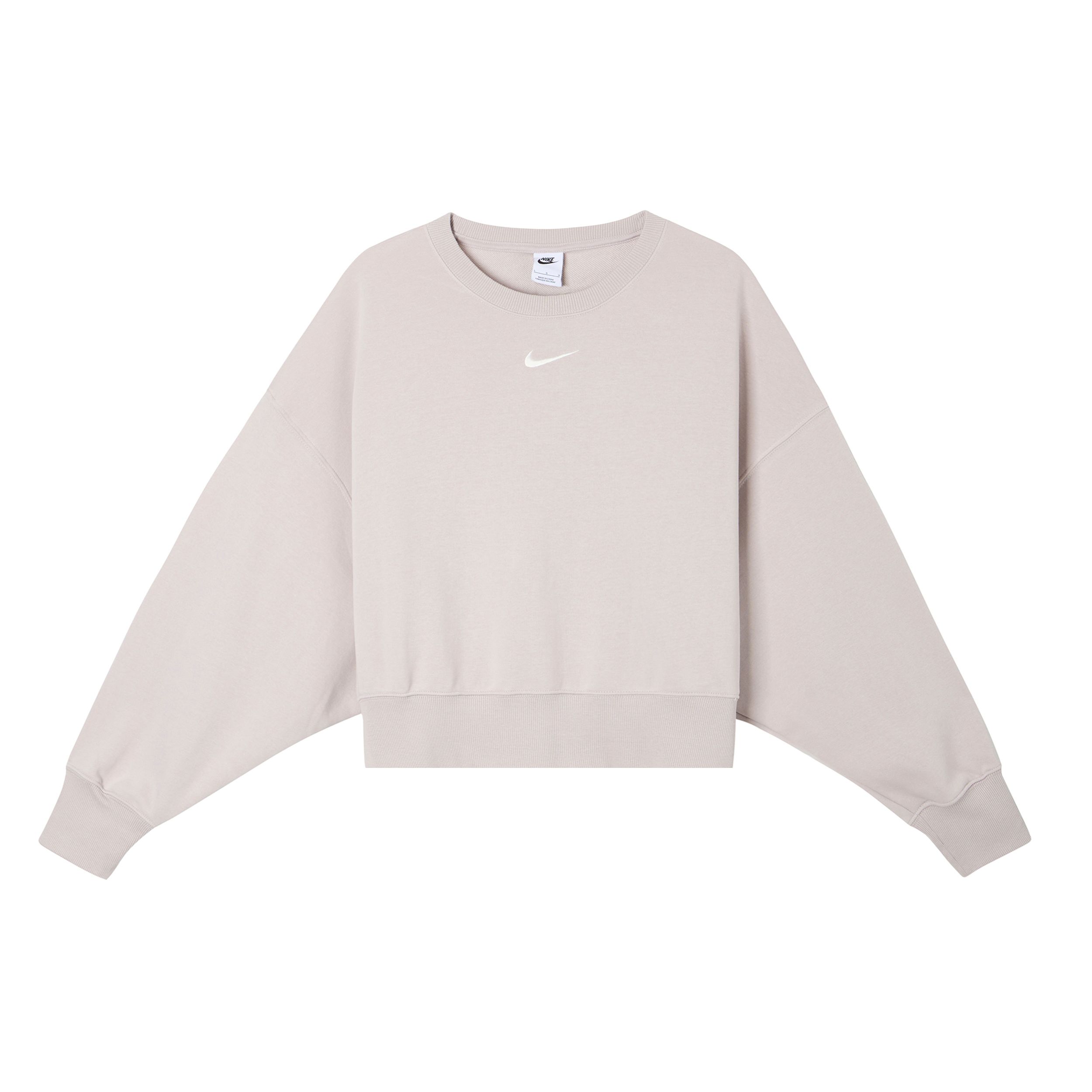 

Nike Спортивная одежда Phoenix Fleece Solid Color Crewneck Casual Long Sleeve Hoody Women sweatshirt Gray Purple FZ6810-019 M