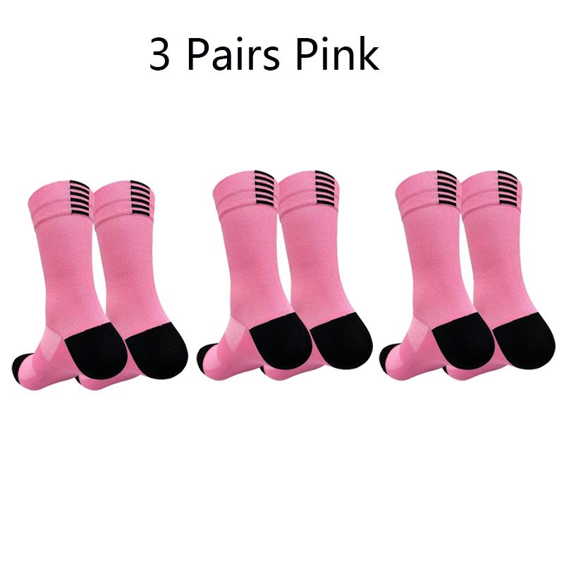 

3 пары велосипедных носков, дышащая сетка, для бега, быстросохнущие, средней длины, цилиндрические, мужские, женские, спортивные, для гонок, для шоссейного велосипеда, для горного велосипеда