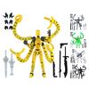 Drukowana w 3D Figurka Akcji Robota z Akcesoriami Ruchome Stawy Model Robota Zabawka