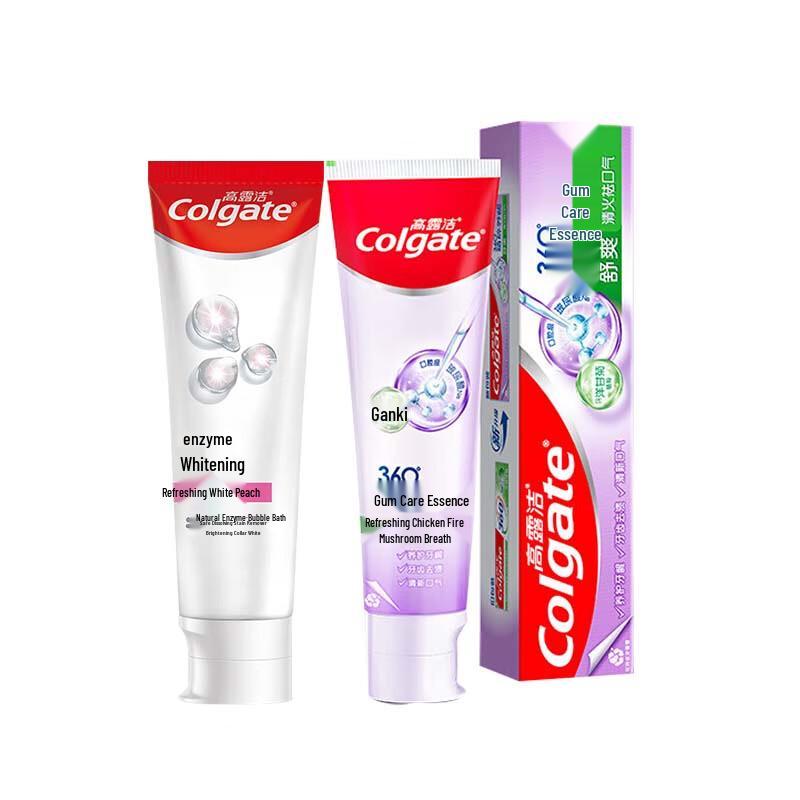 

Colgate Enzyme Whitening & Sensitive Gum Care Toothpaste Bundle