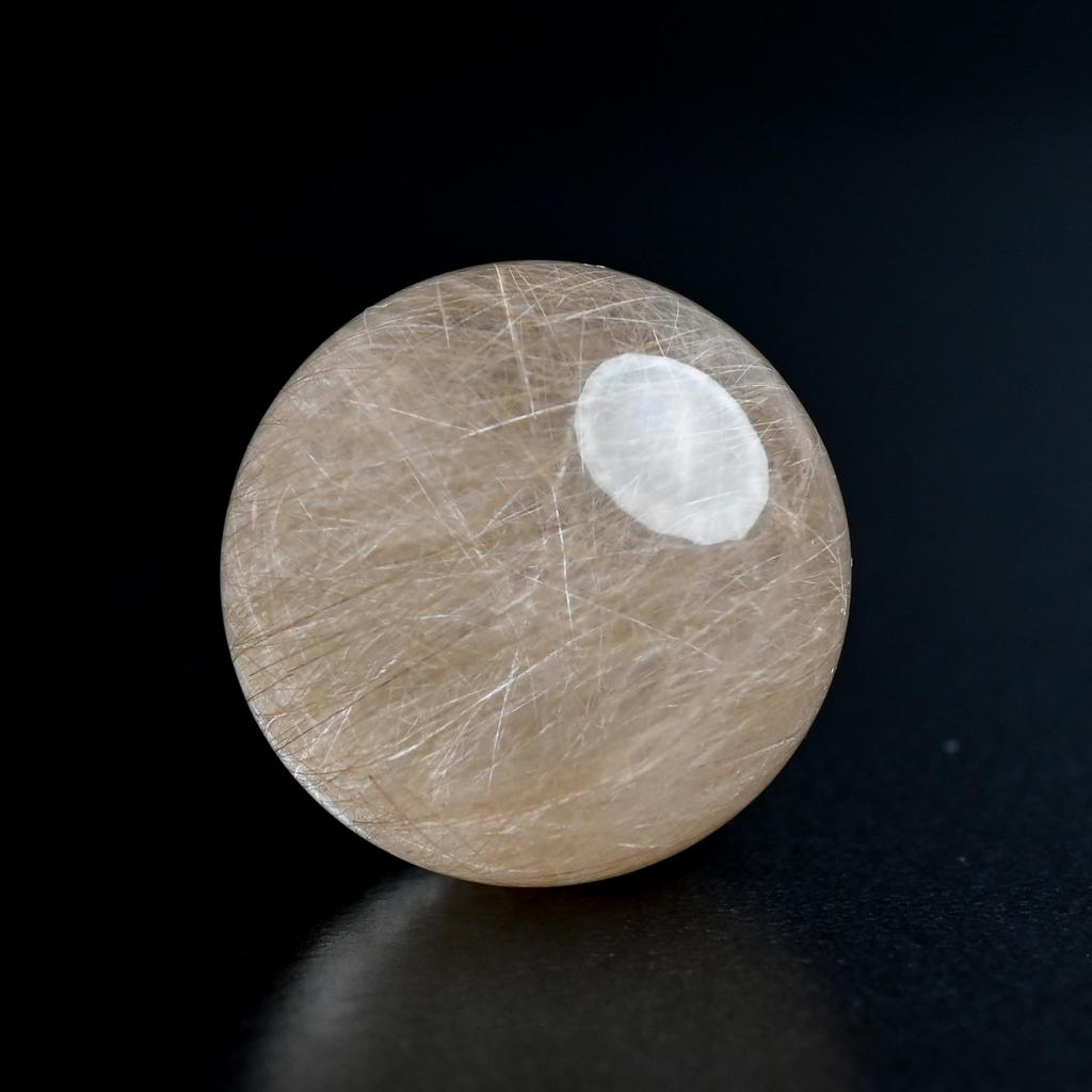 Eigado Rutilkvarts Guld Naturlig Naturlig Kraft Lycka till i och Övergripande Bra Sfär, Rutilerad, 39 mm, Kvarts, Sten, Rutil, Sten, Arbete, Pengar,