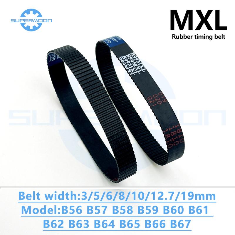 MXL Timing Belt Number Of Teeth B56 B57 B58 B59 B60 B61 B62 B63 B64 B65 B66 B67 Width 3-19mm Closed-Loop Belt 3D printer parts B56MXL-(56 Teeth)