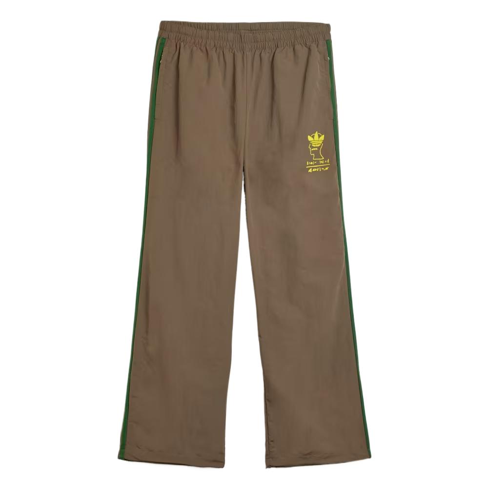 Adidas Originals X Brain Dead Comfortable Fashionable Simple Versatile Sports Pants Unisex Pants Brown Green JN2410