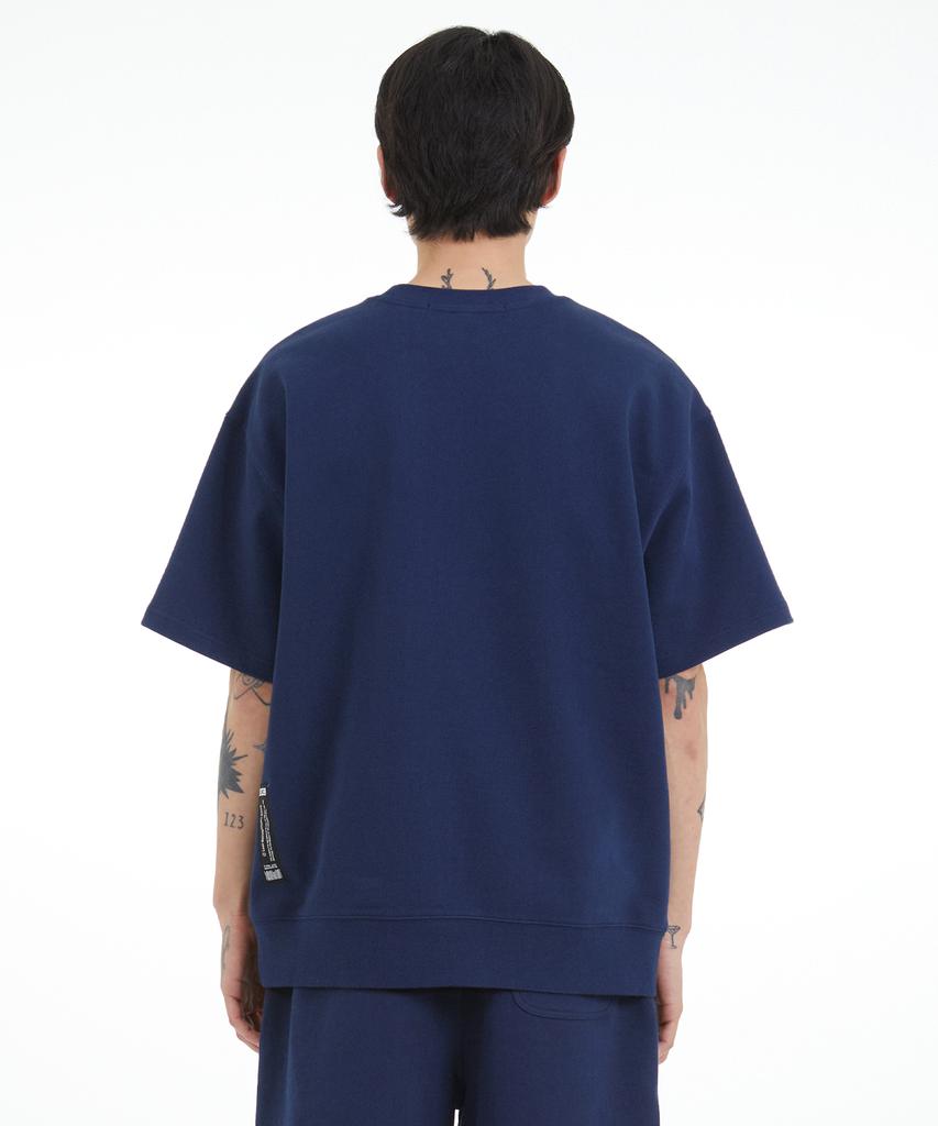 LMC Lmc Athletic Short Slv Sweat Navy