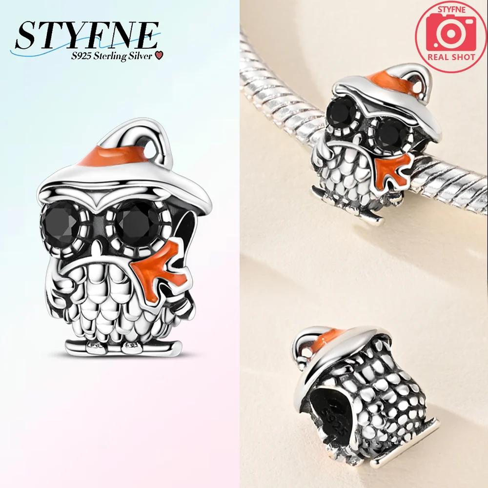 

Charm Bead Charms Plata Originales Squirrel Deer Owl Bead Charms for Charm Bead Charms copper Bracelets Bead Charms Jewellery Making Womens Gift