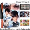 400/900pcs Love and Deep Space Card Album Book Folder 4/9 Card Slots Collections Zipper Double Pocket Card Binder Holder
