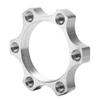 10PCS 6 Bolt Holes Disc Brake Rotor Adapter Silver Bike Disc Brake Adapter  Bike Hub Conversion