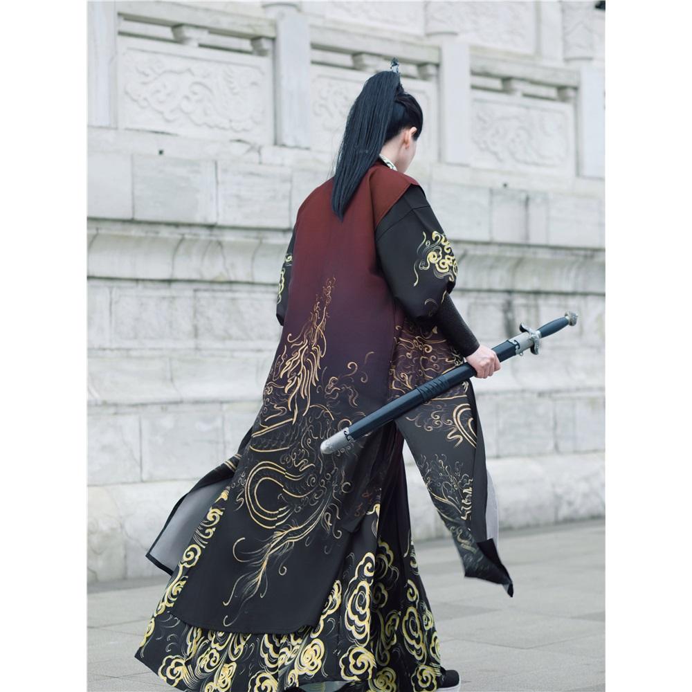 Chinese Song Dynasty Style Hanfu For Male Knights Daily Set