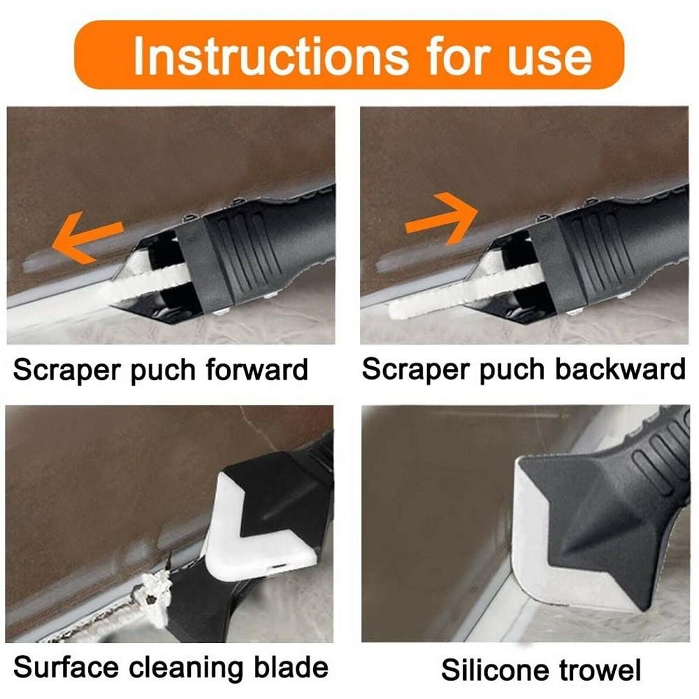 Grout Kit Tools Silicone Remover Caulk Finisher Sealant