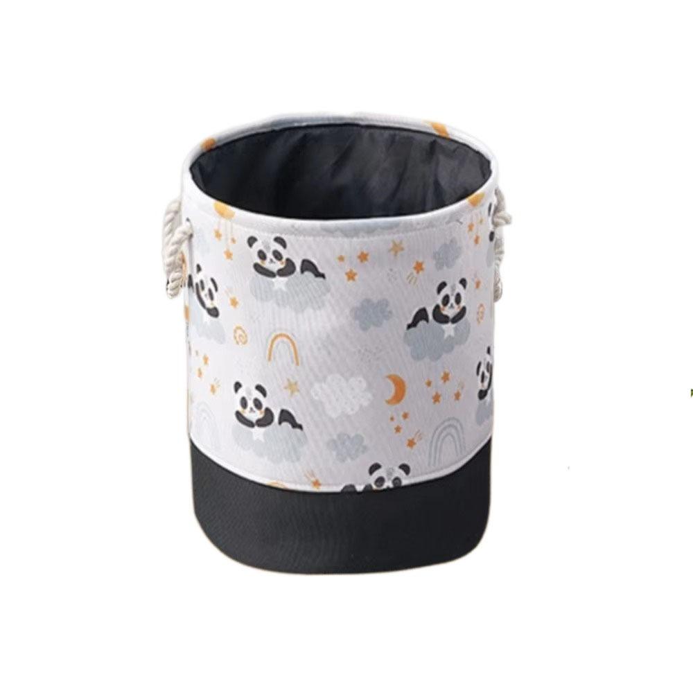 Portable Toys Storage Basket Cartoon Organizer Basket Canvas Laundry Basket Clothes Organization