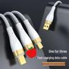 Gold-Plated 3-in-1 Fast Charging Type-C Cable for Huawei 3A
