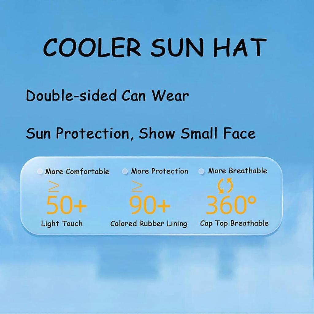 Sun Hat Women 7" Wide Brim for Women Reversible Foldable, Sun Protection Bucket Hats for Summer Beach Outdoor Cap