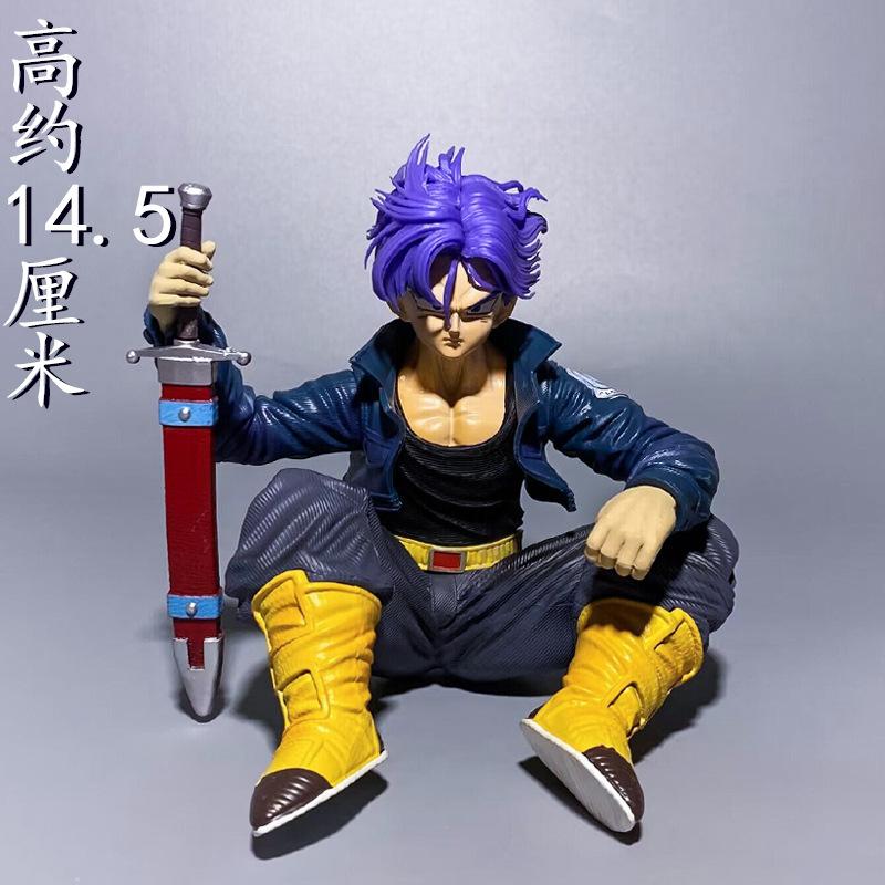 

Dragon Ball gk sitting, Trunks, tabletop ornaments, figure models, car decorations