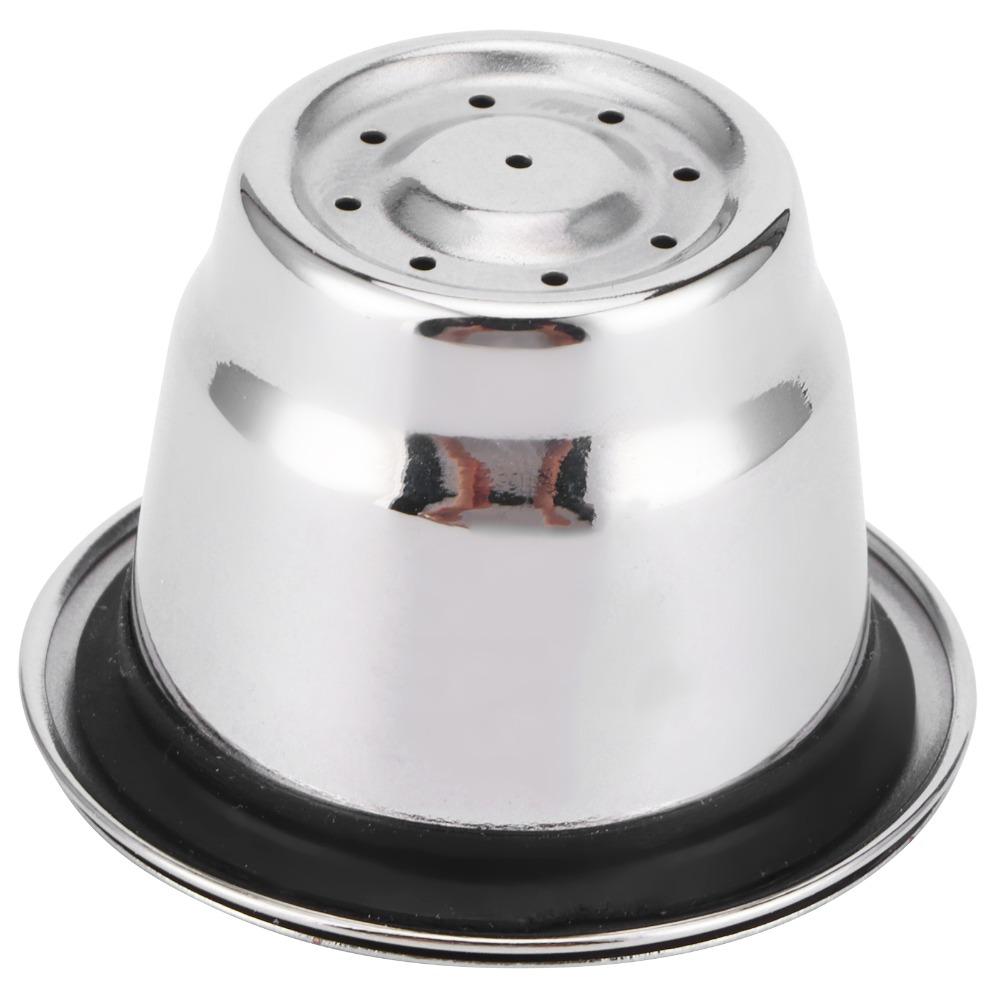Reusable Design Reusable Coffee Capsule Stainless Steel Material Coffee Capsule Set Kitchen Use